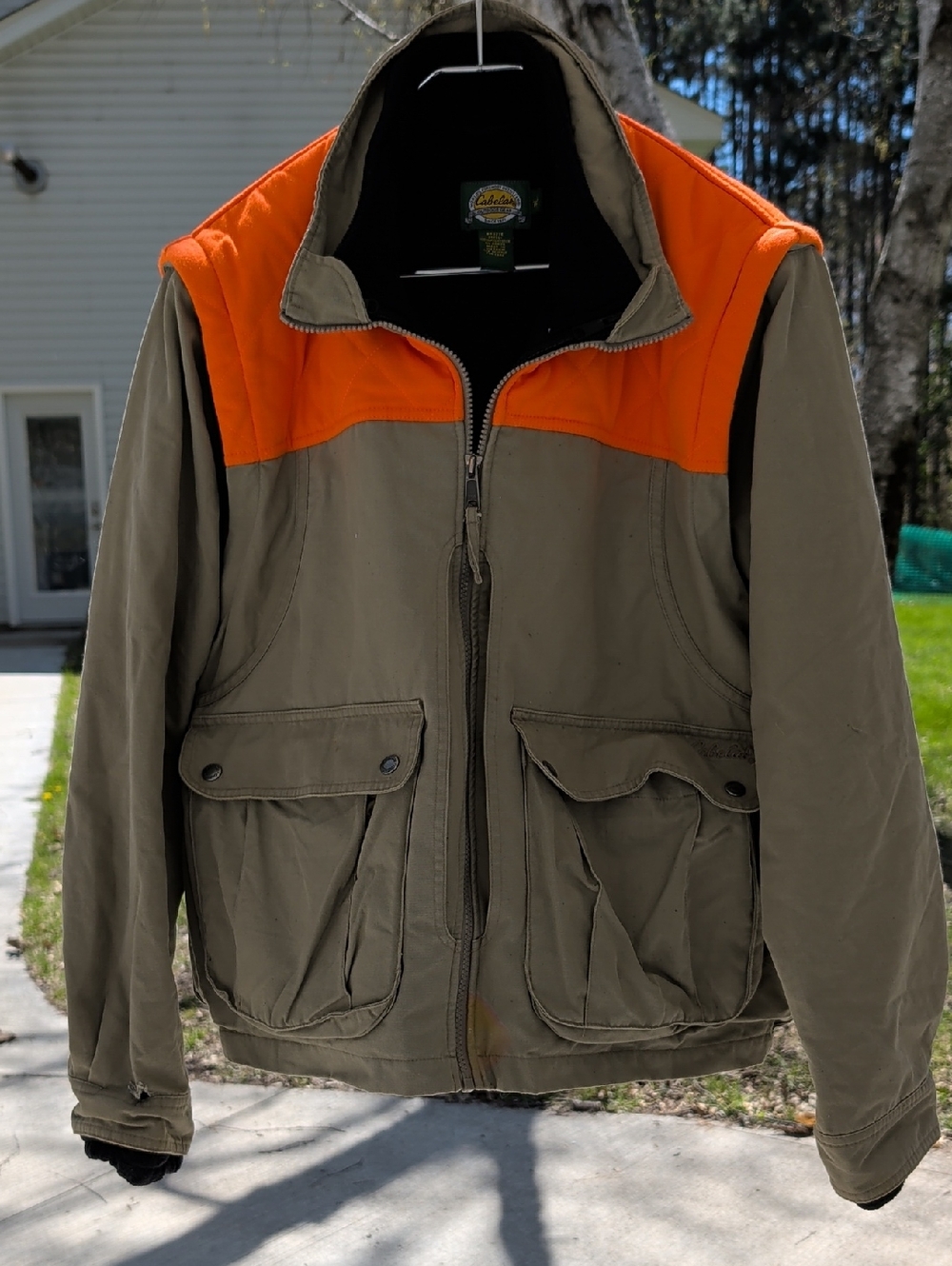 Cabela's hunting jacket Tan/Orange Medium